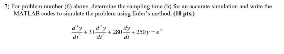 Solved I add the function of problem number 6 below right | Chegg.com