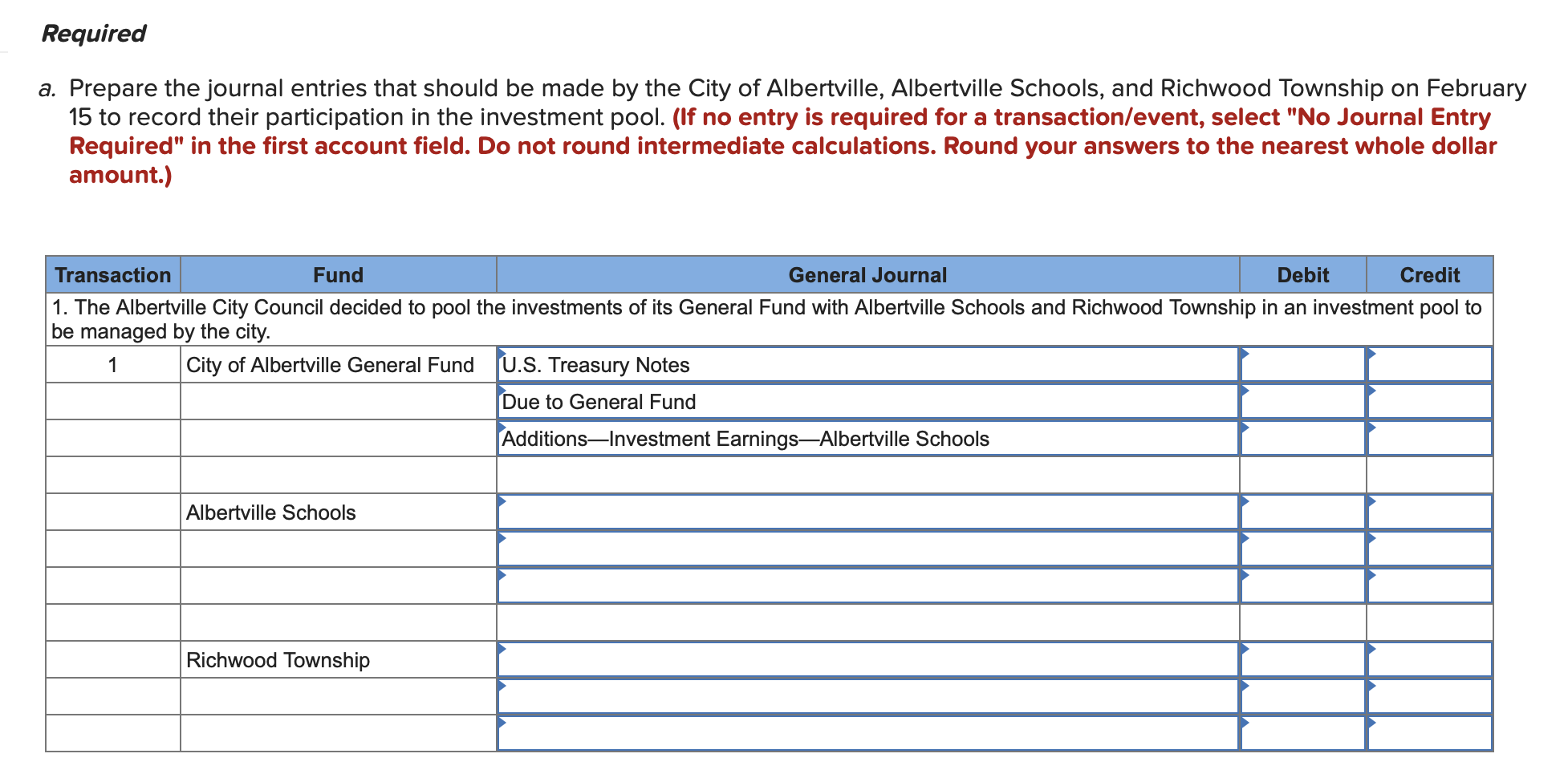 Solved ! Required information [The following information