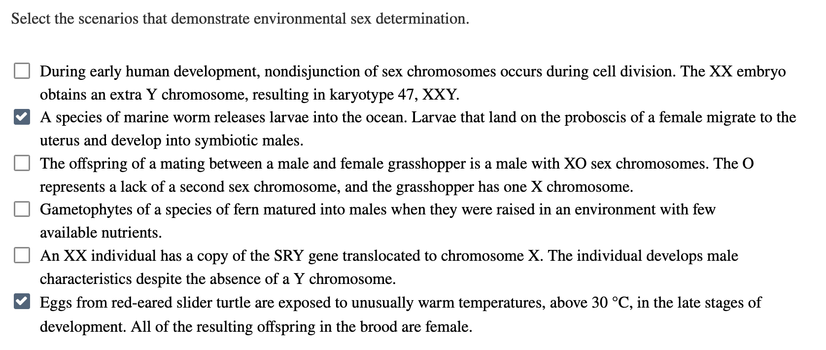 environmental sex determination