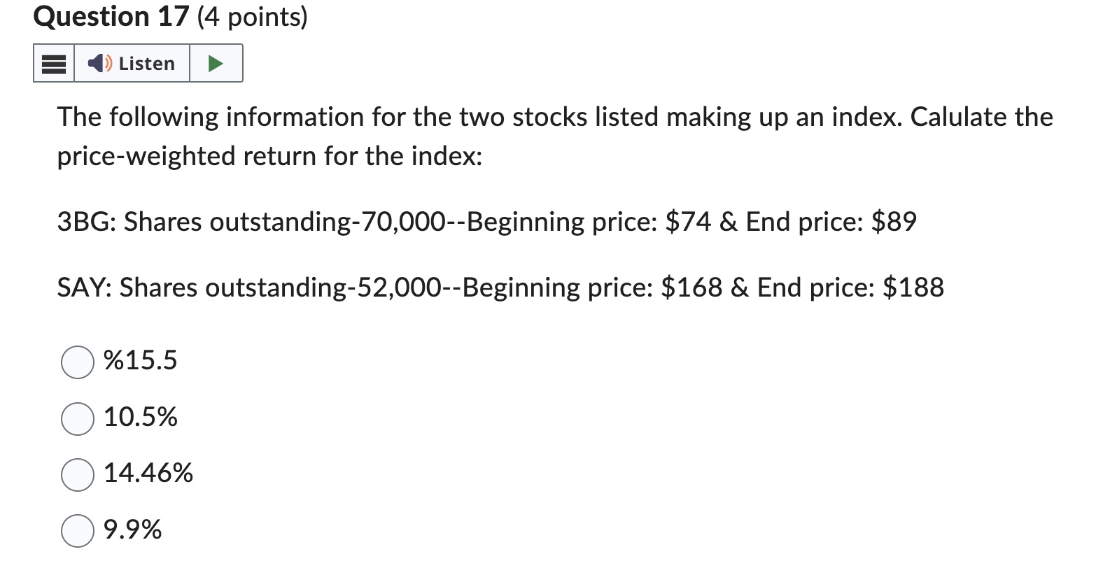 Solved The Following Information For The Two Stocks Listed | Chegg.com