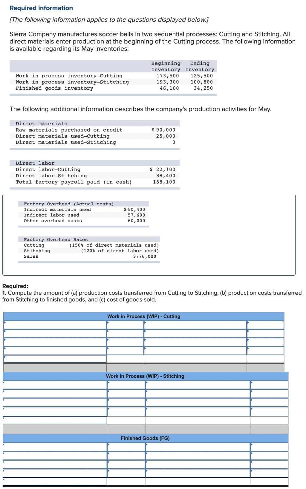 Solved Required Information [the Following Information 