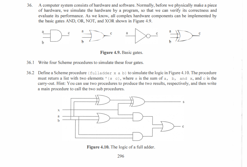 Solved 36. A computer system consists of hardware and | Chegg.com