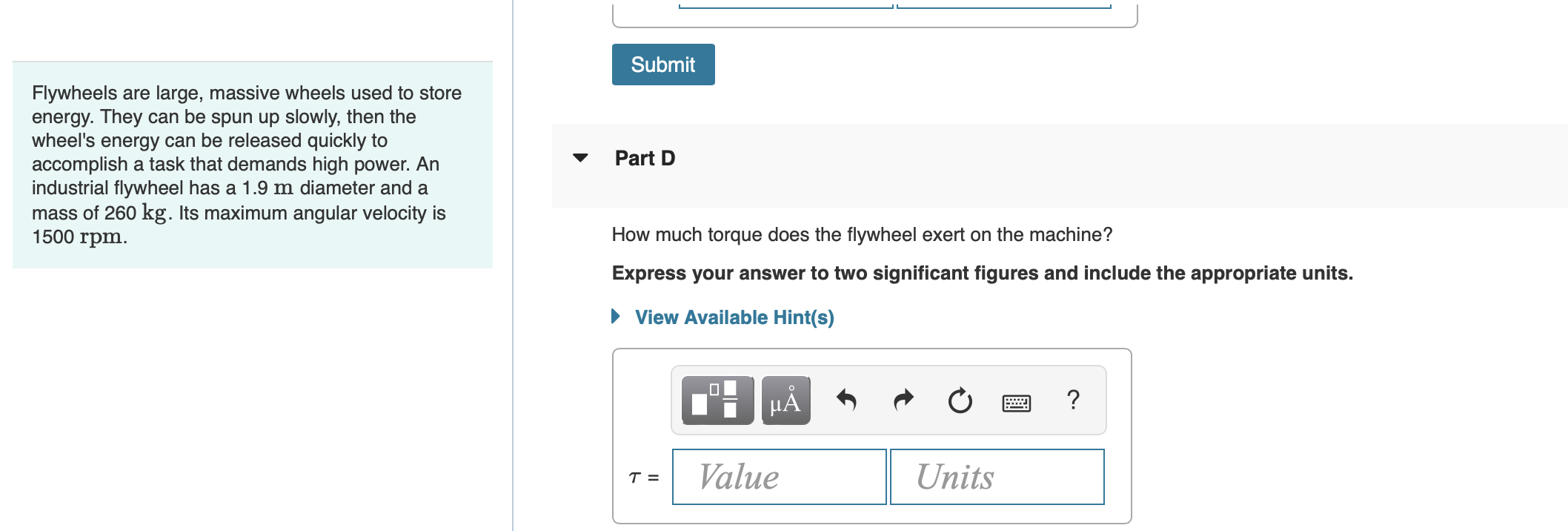 Solved Flywheels are large, massive wheels used to store