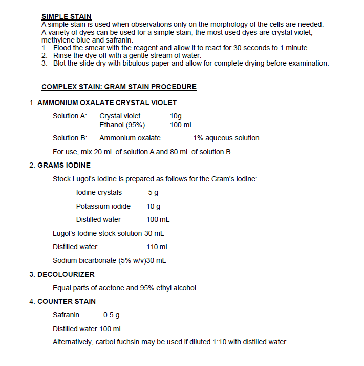 Solved Lab #5 Gram Stain The Gram stain one of the most | Chegg.com