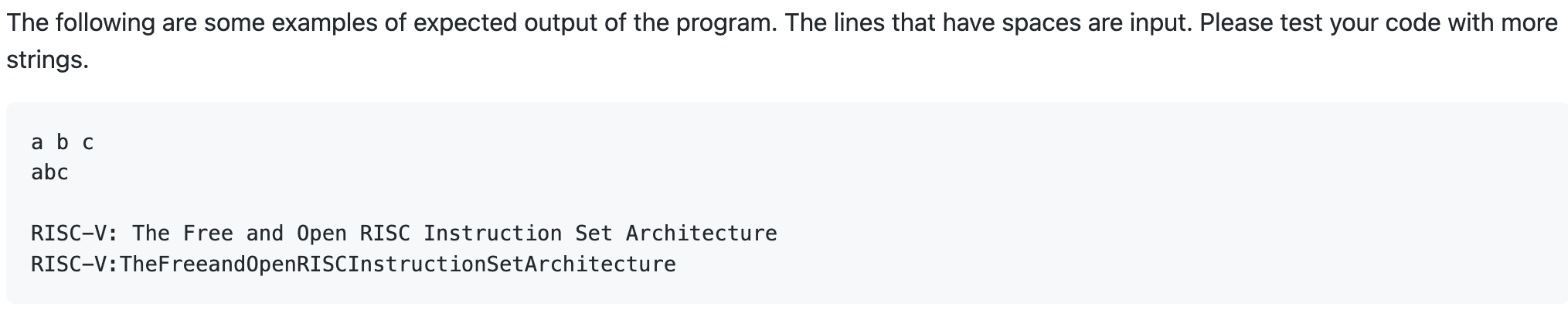 Solved 1. Read a string str from the console. 2. Remove the | Chegg.com