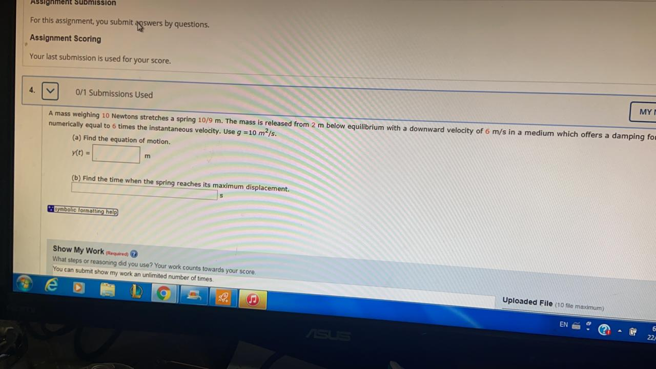 Solved Assignment submission For this assignment, you submit | Chegg.com