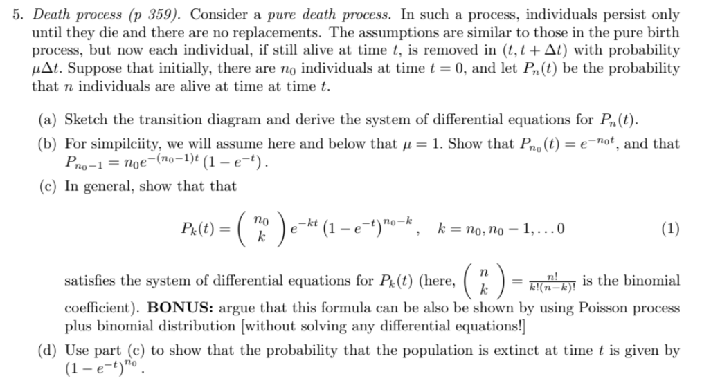 solved-5-death-process-359-consider-a-pure-death-chegg