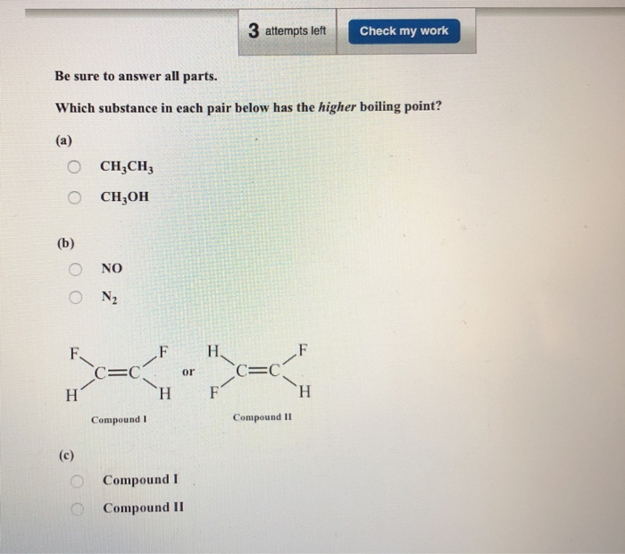 Solved 3 attempts left Check my work Be sure to answer all | Chegg.com