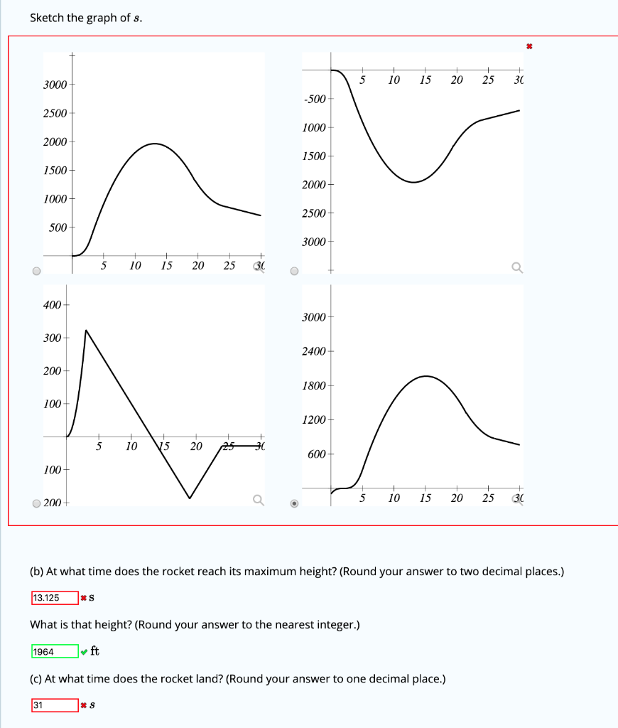 Solved A model rocket is fired vertically upward from rest.