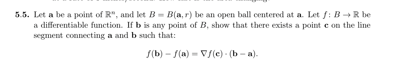 Solved .5. Let A Be A Point Of Rn, And Let B=B(a,r) Be An | Chegg.com