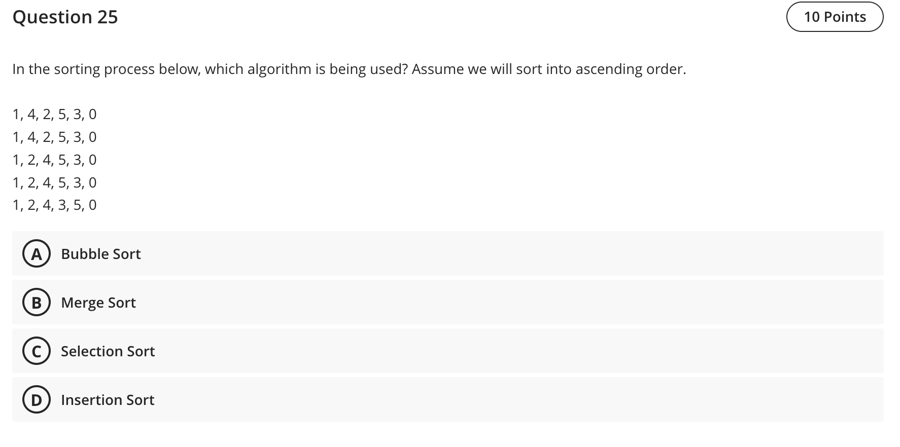 Solved Question 22 10 Points Given the following | Chegg.com