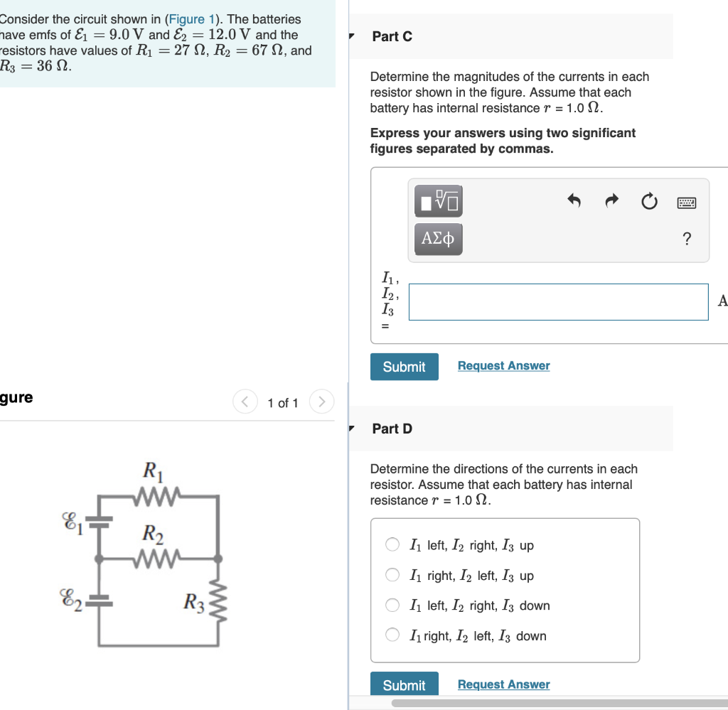 Solved Consider the circuit shown in (Figure 1). | Chegg.com