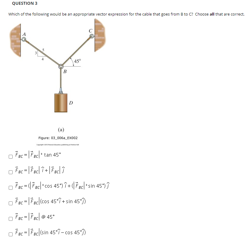 Solved Question 3 Which Of The Following Would Be An Appr Chegg Com