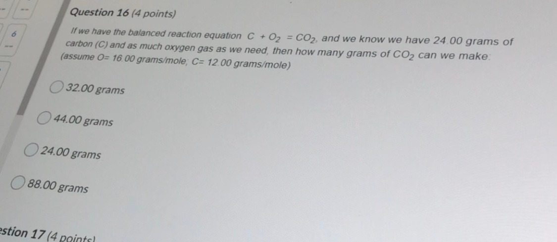 C O2 Co2 Balanced Equation