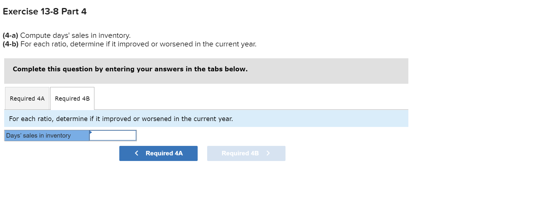 Solved Required information Exercise 13-8 Analyzing and | Chegg.com