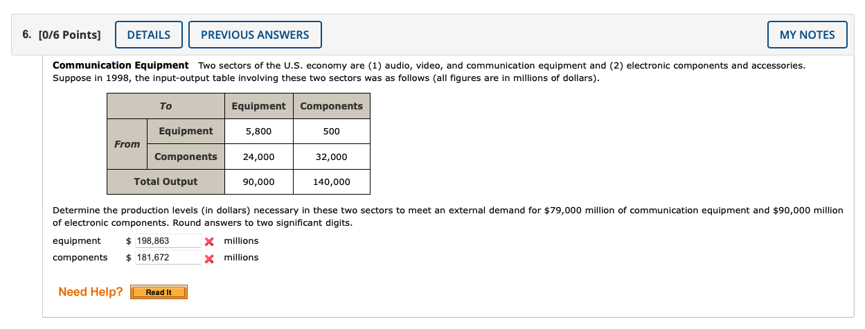 solved-determine-the-production-levels-in-dollars-chegg