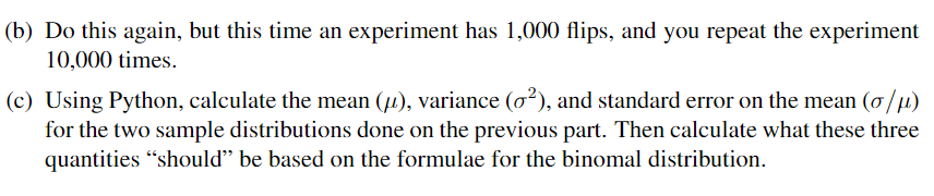 Solved (a) Suppose You Flip A Fair Coin 10 Times And Count | Chegg.com