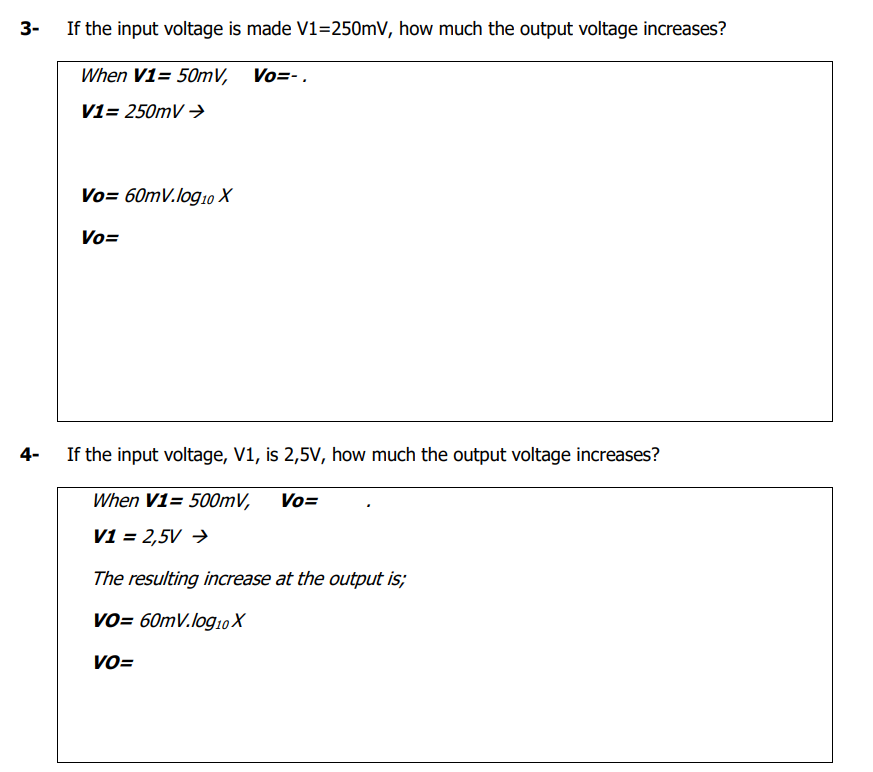 study of operational amplifier experiment