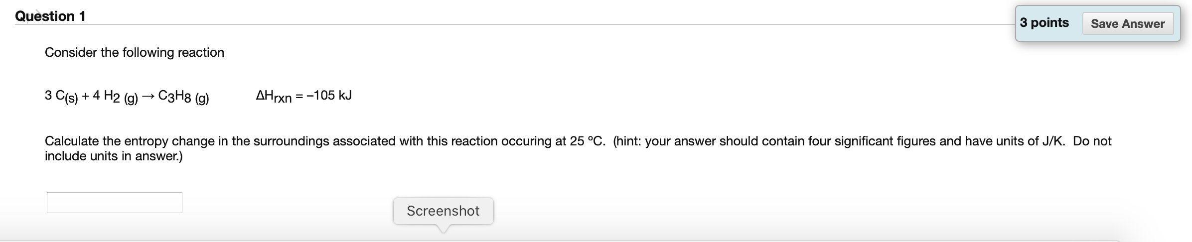 Solved Question 1 3 points Save Answer Consider the | Chegg.com