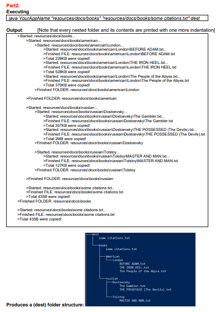 Solved Part2 (medium: 40%) Given a list of directories and | Chegg.com