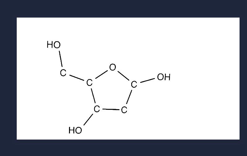 chemical structure of deoxyribose