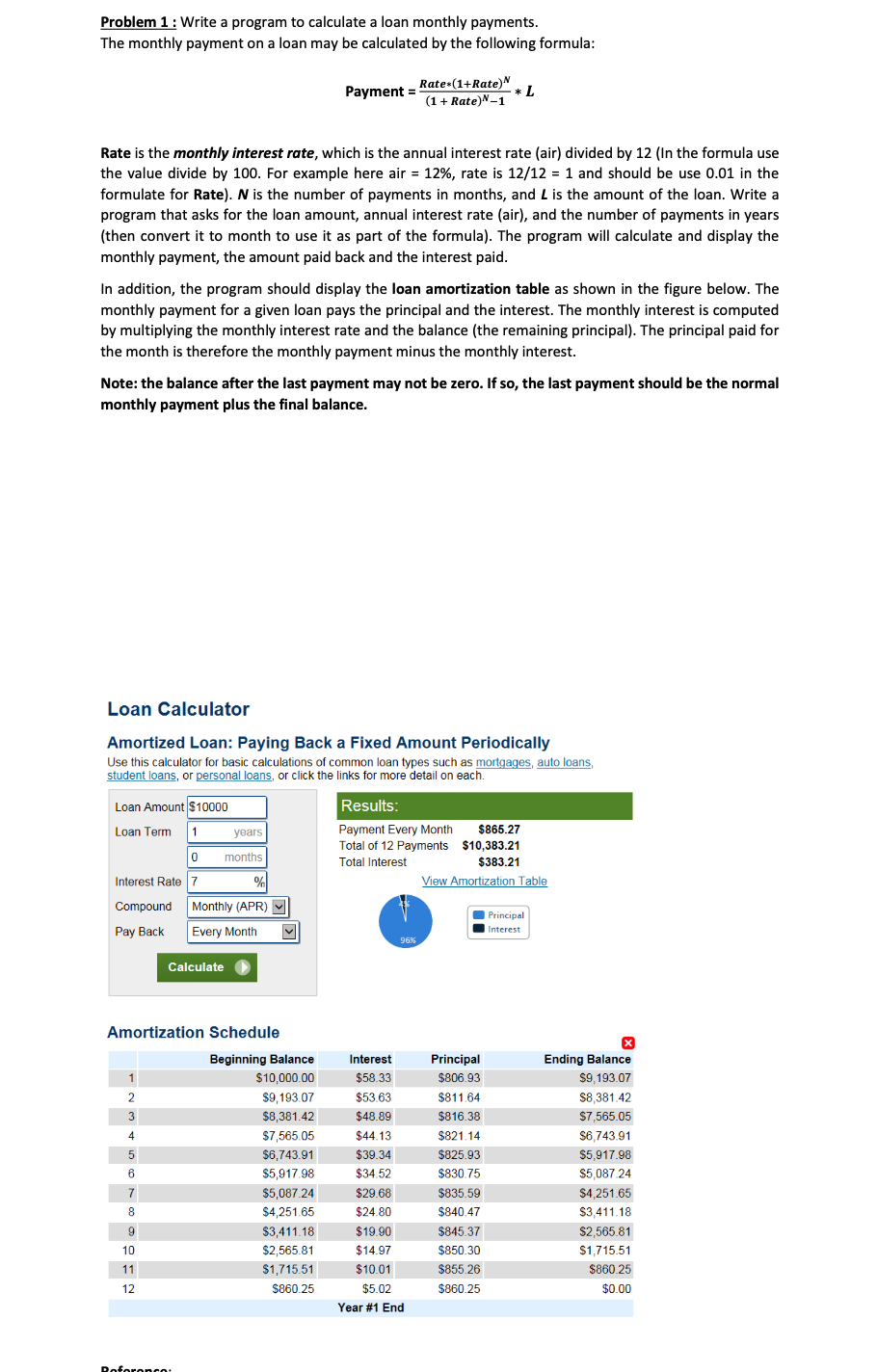 solved-problem-1-write-a-program-to-calculate-a-loan-chegg