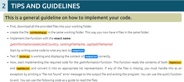 Solved For this assignment, you will be provided with three | Chegg.com