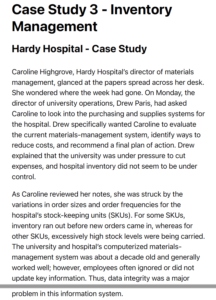 Hardy hospital case study answers 06 picture