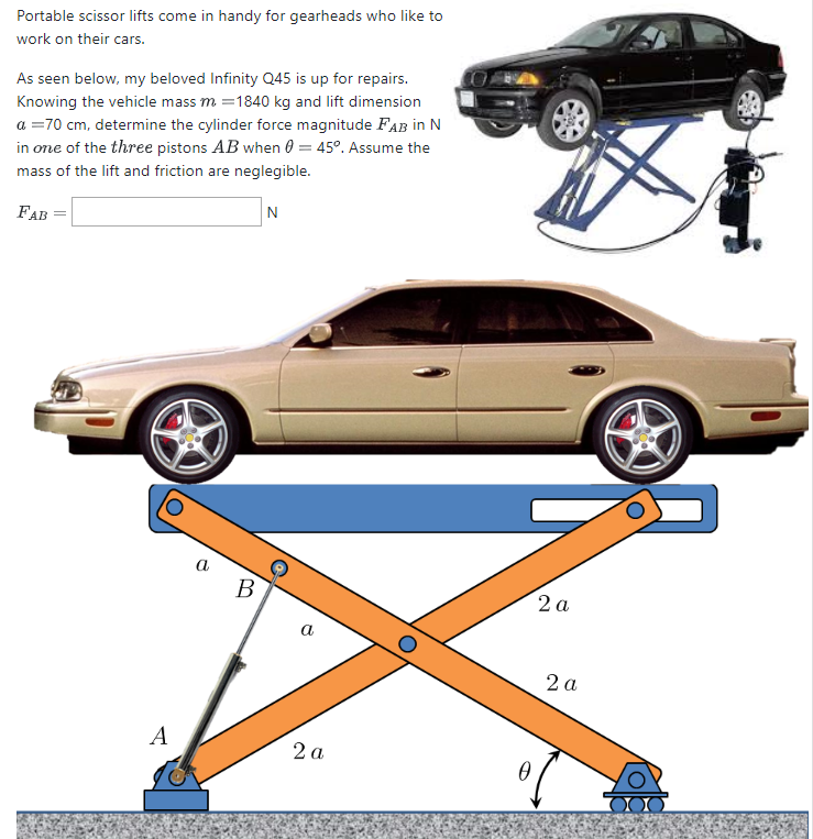 Solved Portable scissor lifts come in handy for gearheads