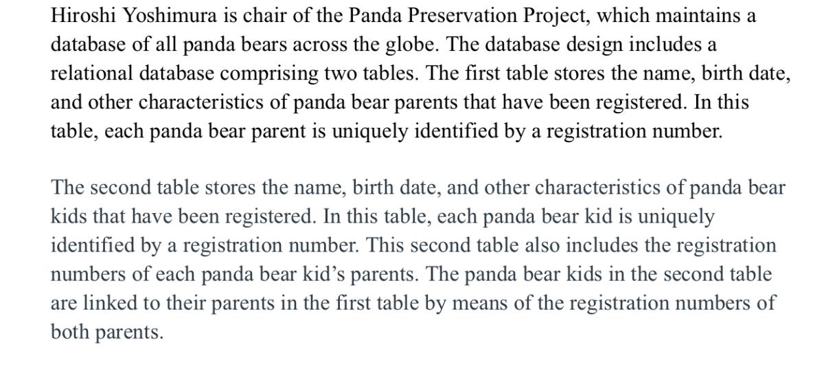 Solved WHAT IS THE PRIMARY KEY IN THE FIRST TABLE, MANY | Chegg.com