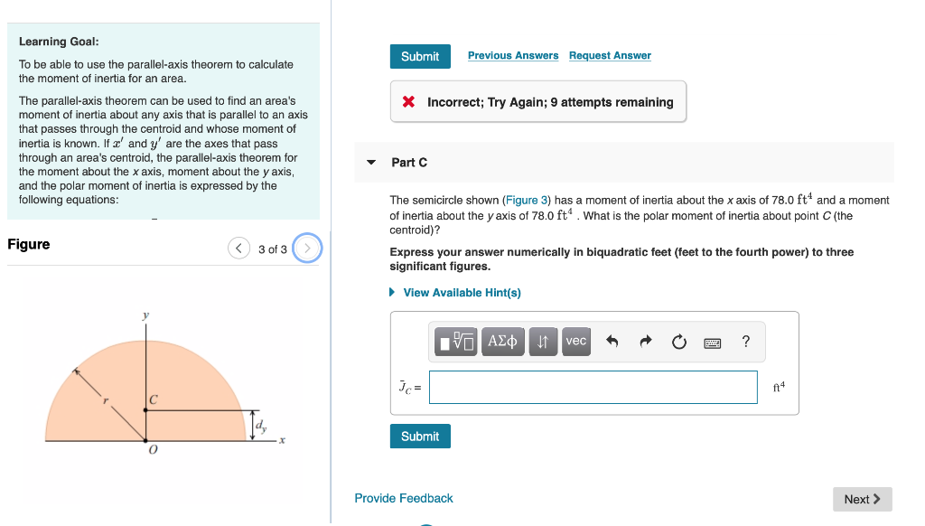 Solved Part B Learning Goal: To be able to use the | Chegg.com