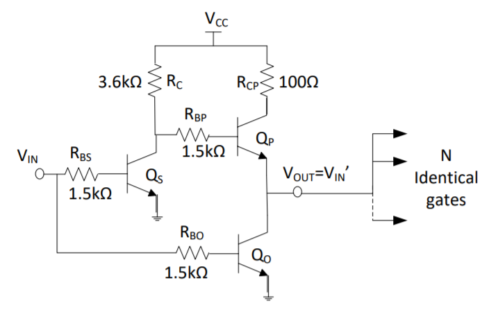 Solved -For the RTL inverter with active pull-up in the | Chegg.com