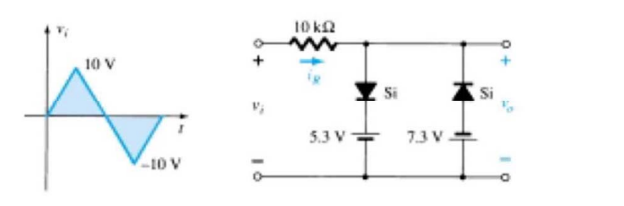 Solved Sketch the output wave form for the circuits below. | Chegg.com