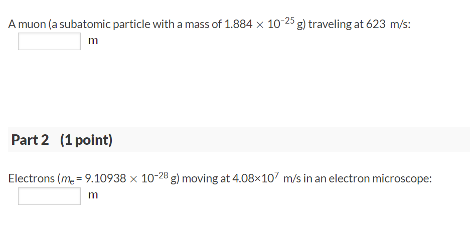 Solved A muon (a subatomic particle with a mass of | Chegg.com