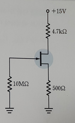 Solved In the self-biased n-channel JFET circuit as shown in | Chegg.com