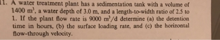 Solved Environmental Engineering Question | Chegg.com