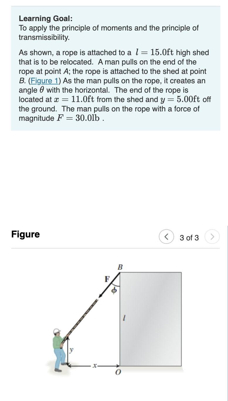 Solved Learning Goal To Apply The Principle Of Moments And