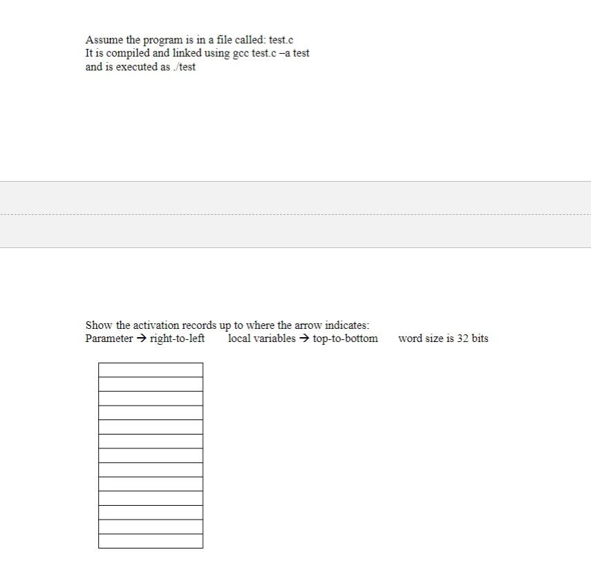 Solved Stack Frame and function Prologue and Epilogue Given | Chegg.com
