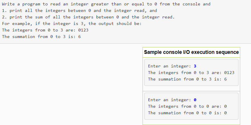 Solved Write a program to read an integer greater than or | Chegg.com