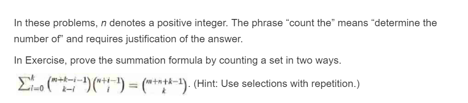 Solved In these problems, n denotes a positive integer. The | Chegg.com