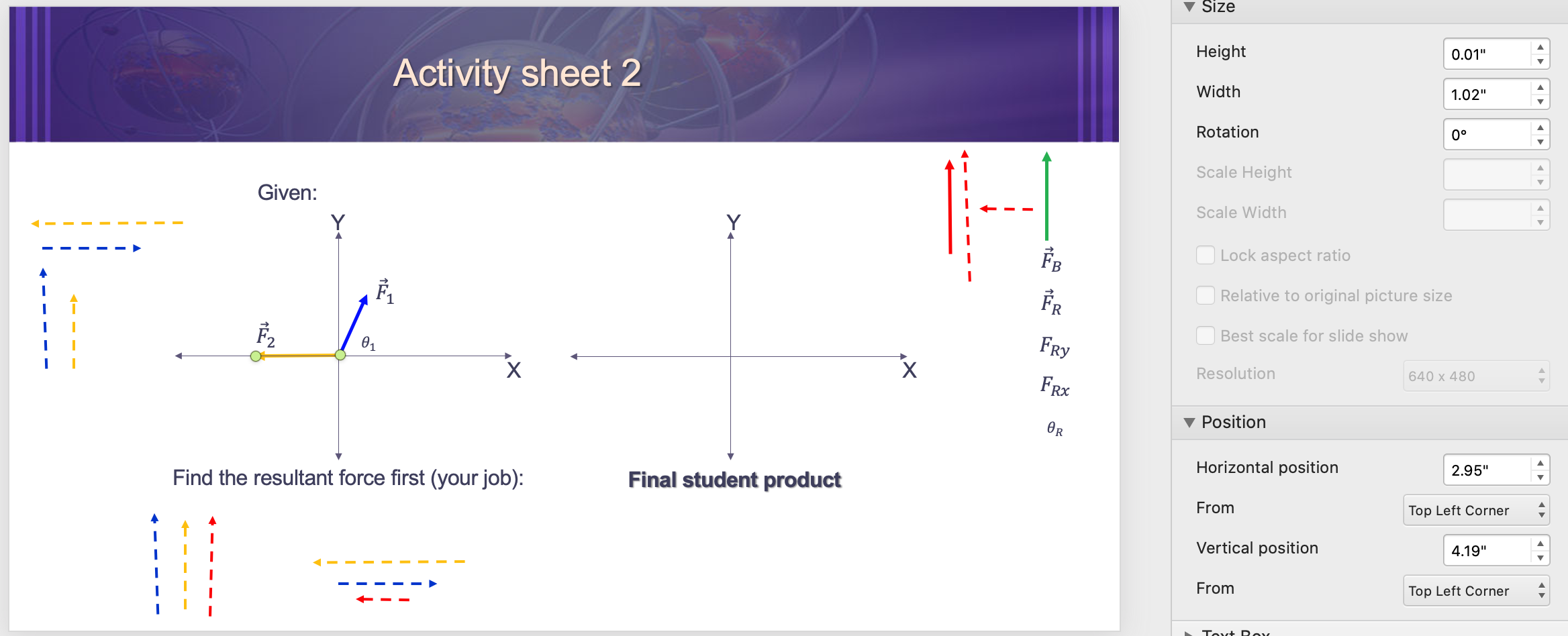 Solved Activity Sheet 1Activity sheet 2 Given: Find the | Chegg.com