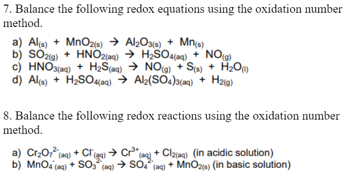 Solved 1. Identify the reactant oxidized and the reactant | Chegg.com