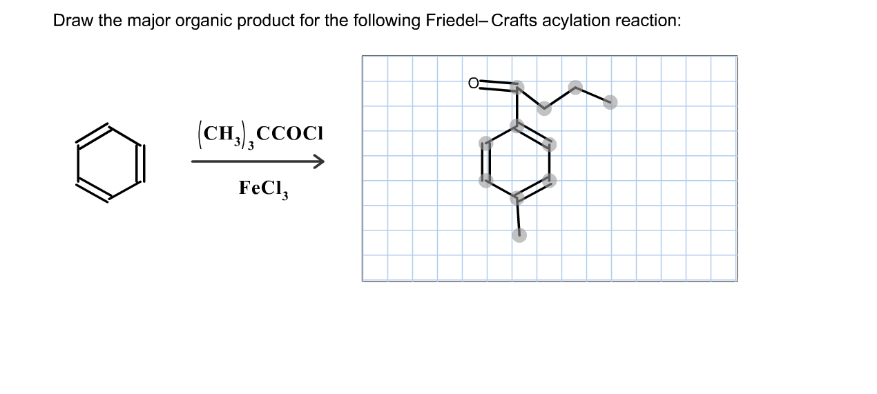 Solved Draw the major organic product for the following