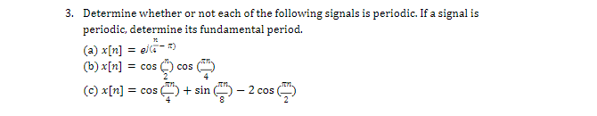 Solved Determine whether or not each of the following | Chegg.com