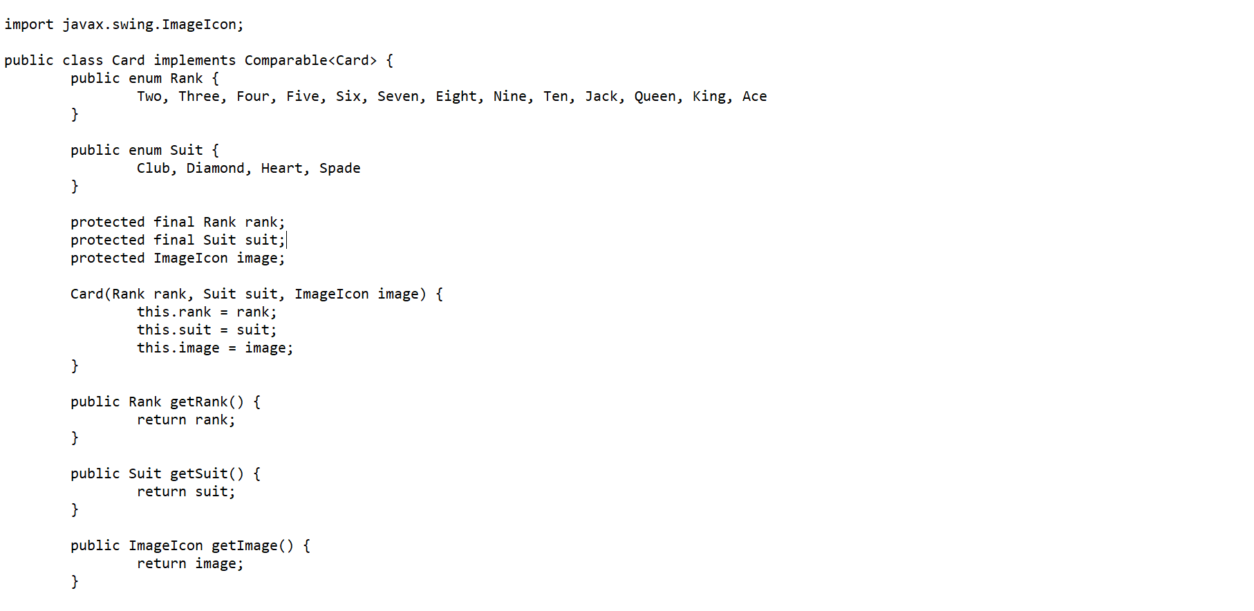 19. Add the following methods to the CardDeck.java | Chegg.com