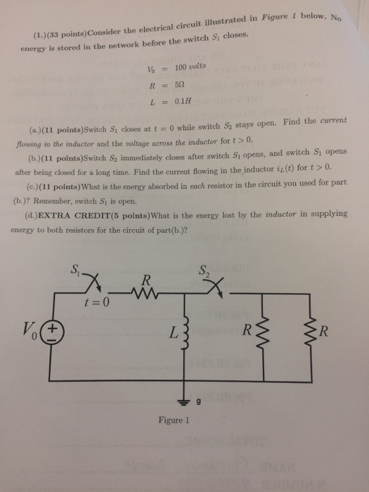Solved Consider the electrical circuit illustrated in Figure | Chegg.com