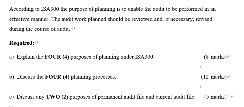 solved-according-to-isa300-the-purpose-of-planning-is-to-chegg