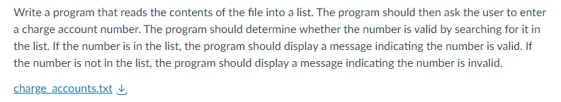 Solved Write a program that reads the contents of the file | Chegg.com