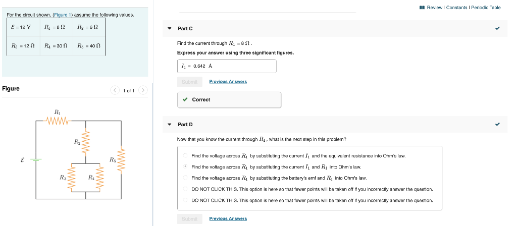 Solved For The Circuit Shown, (Figure 1) Assume The | Chegg.com