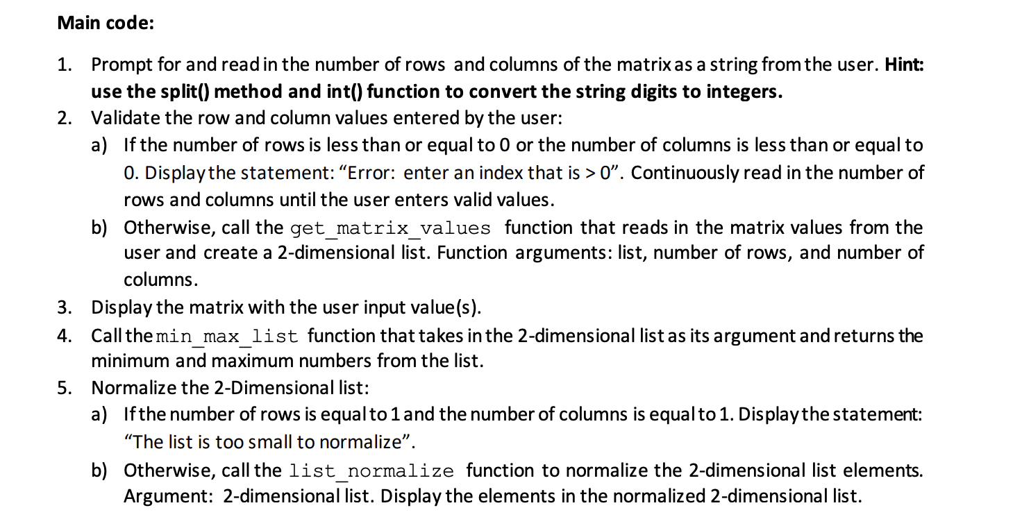 Solved This programming assignment should be completed in | Chegg.com
